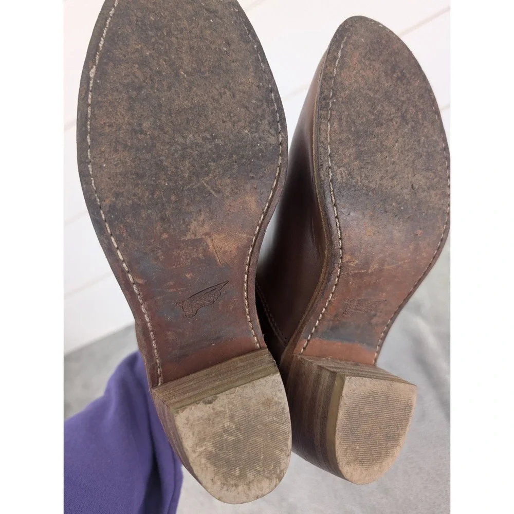 RED WING‎ Heritage Ankle Boots Women 8 B Harriet Chelsea Brown Leather 3390 Heel